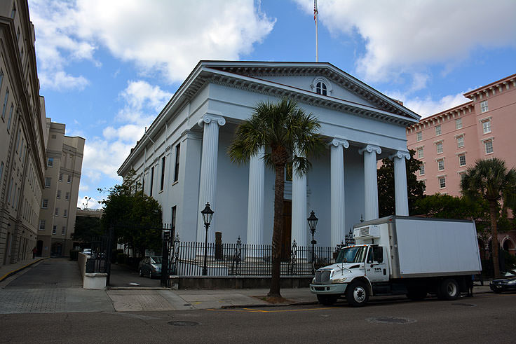 Hibernian Hall in downtown Charleston, SC
