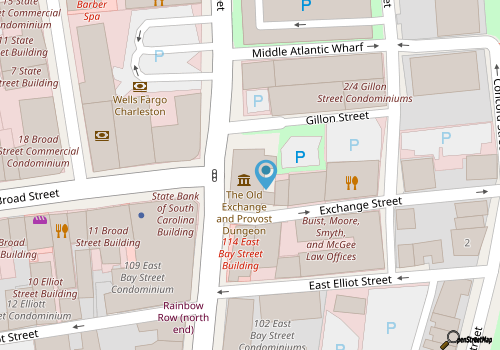Charleston's Most Beautiful Walk map location