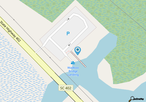 Wadboo Creek Kayak Tour map location