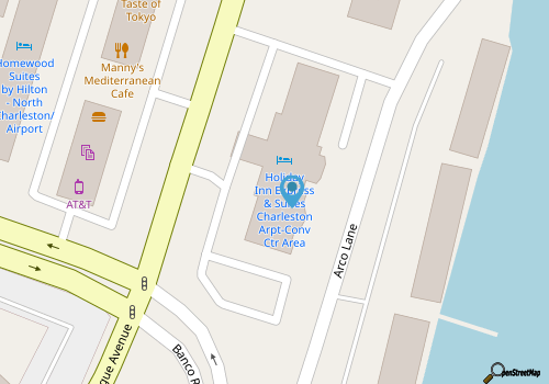 Holiday Inn Express & Suites Charleston Arpt map location