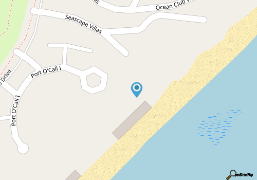 Coastal Condo + Ocean Views | Community Pool + Screened Balcony + Beach Access map location