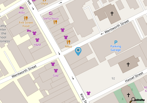 71 Wentworth | Luxury Condo on King Street map location