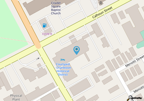 Courtyard by Marriott Charleston Historic District map location