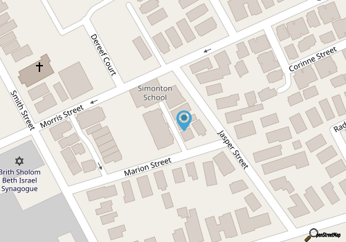 Historic Charleston Charm map location