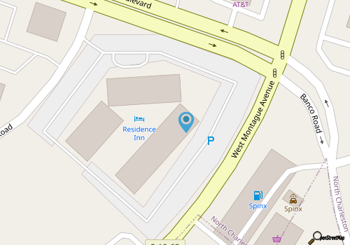 Residence Inn Charleston Airport map location
