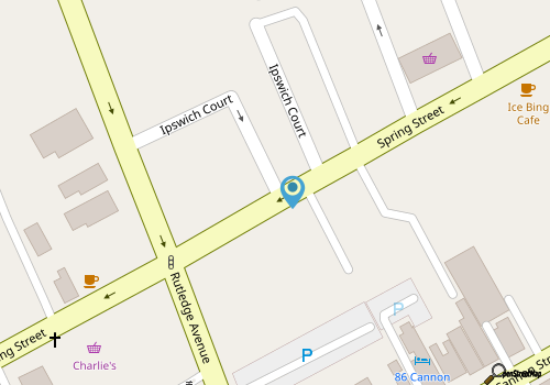 Quarters on Spring St. Near the Heart of Charleston! map location