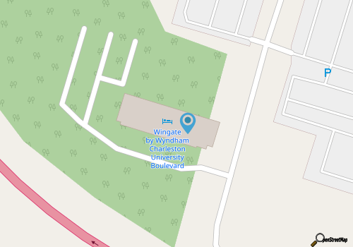 Wingate by Wyndham Charleston University Boulevard map location