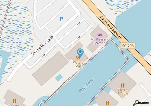 Charleston Harbor Cruise map location