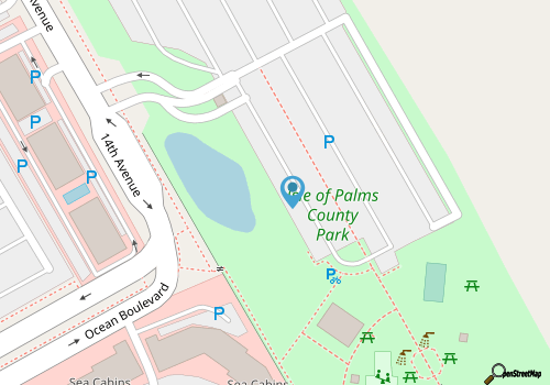 Isle of Palms County Park map location