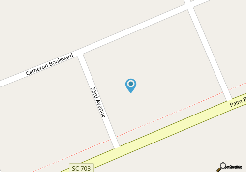3301 Palm Blvd by Wild Dunes map location