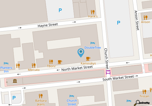 Ghost Tour map location