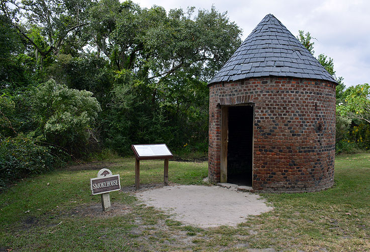 Historic smokehouse at Boone Hall Plantation, Mt. Pleasant, SC