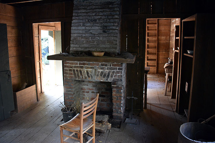 Historically-maintained structures at Magnolia Plantation in Charleston, SC