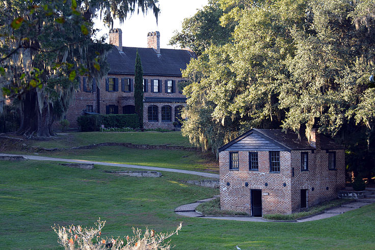 Back of the house at Middleton Place Plantation in Charleston, SC