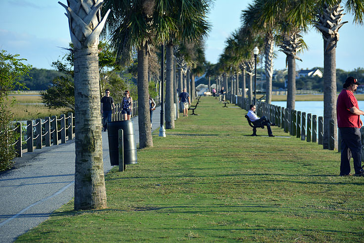 Pitt Street Park near Charleston, SC