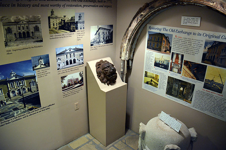 Old Exchange and Provost Dungeon exhibit in Charleston, SC