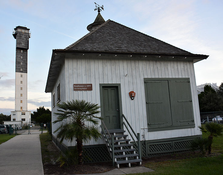 USCG Historic Distric buildings at Sullivan's Island Lighthouse