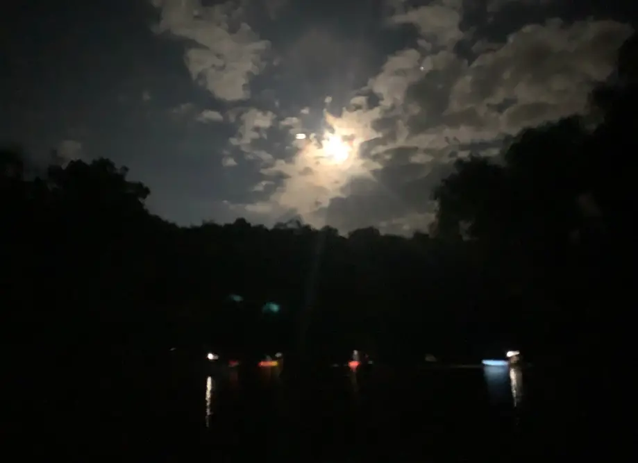 Moonlight paddle