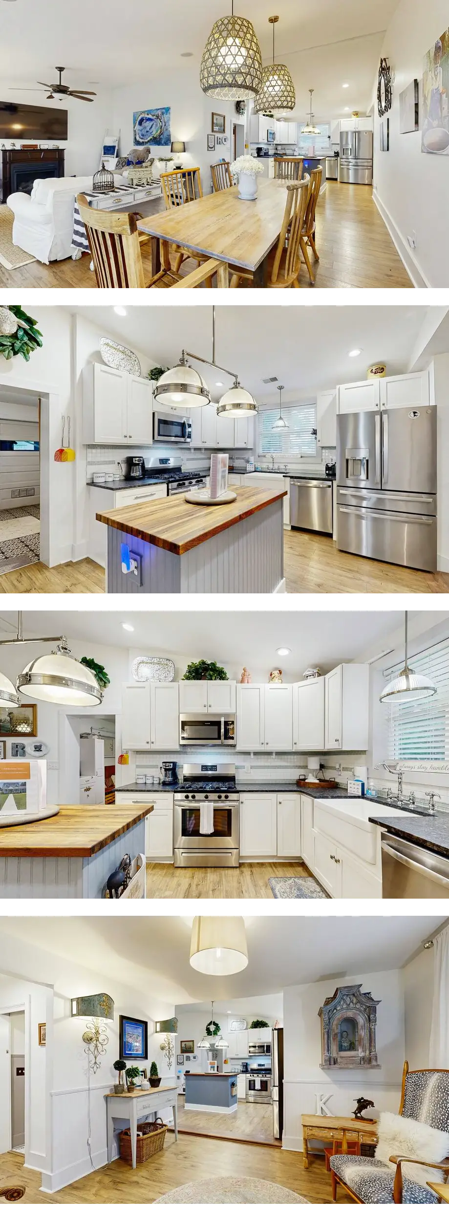 Breezy, renovated home with fenced yard,...